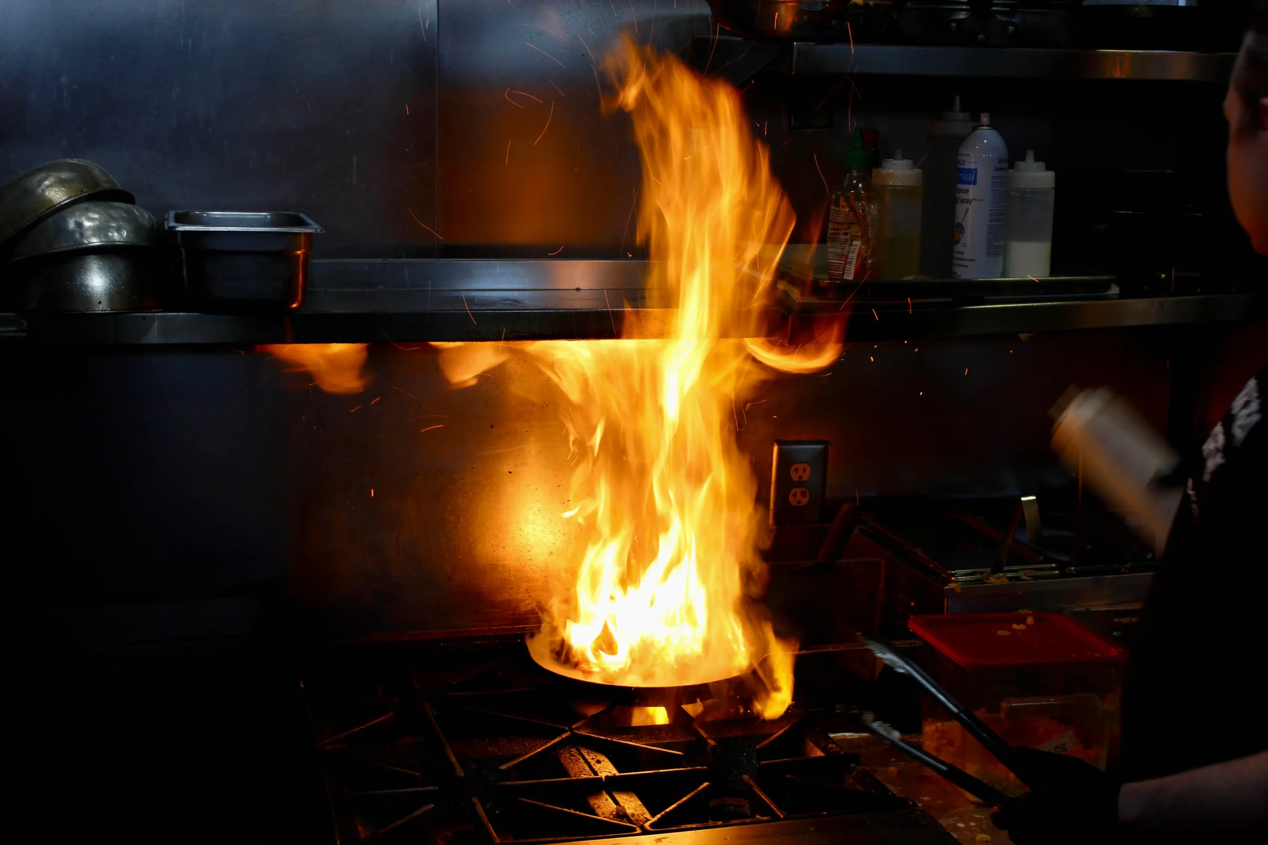 flames scaled